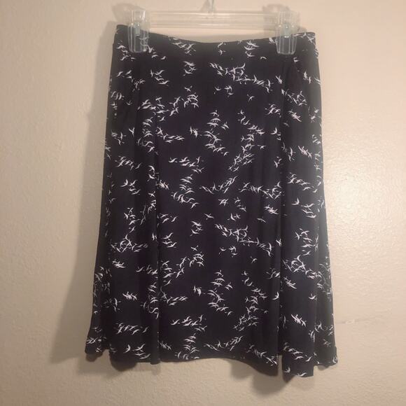 Sade New York Black Flying Bird Print Skirt - Picture 3 of 8